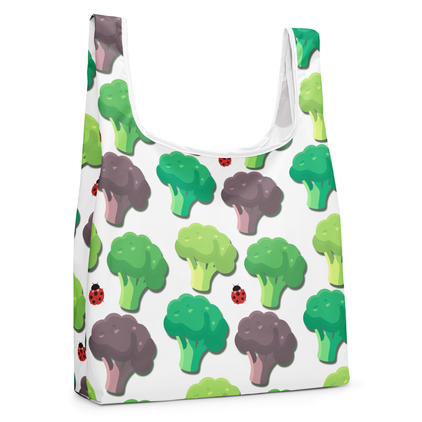 ブロッコリープリントのトートバッグ / Broccoli print tote bag