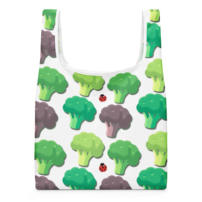 ブロッコリープリントのトートバッグ / Broccoli print tote bag
