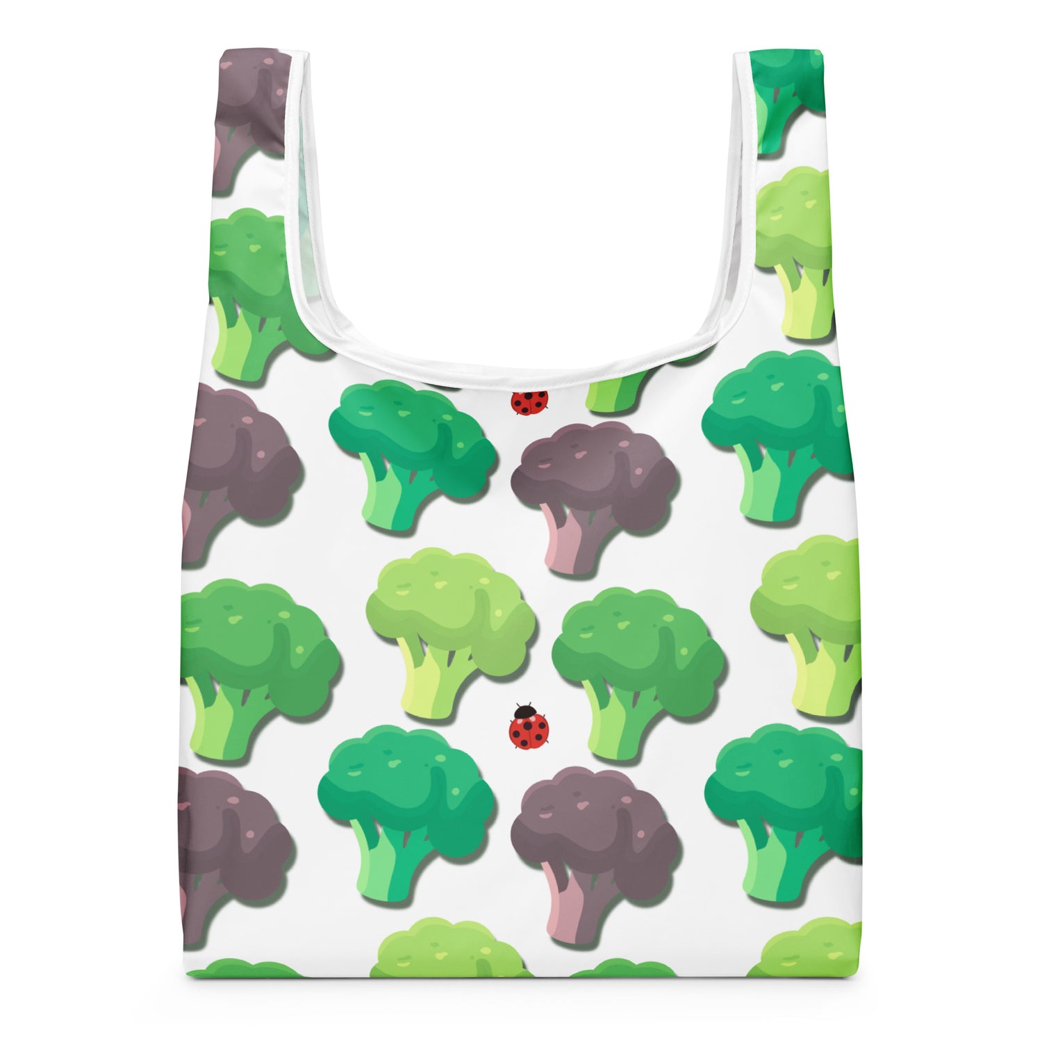 ブロッコリープリントのトートバッグ / Broccoli print tote bag